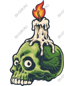  Candle Skull