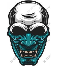 Mask-skull with sharp edges