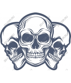 Triple skull
