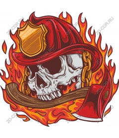 Brave Inferno - Skull fire