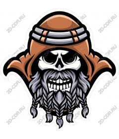  A Fierce Warrior Skull