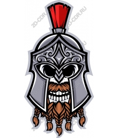  Helmet fierce warrior