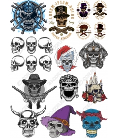 Set Of Skulls - Collection