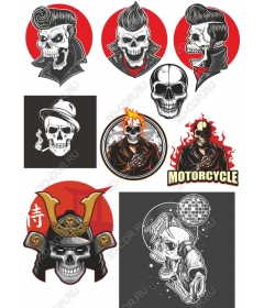 The Set Of "Edgy Skull" - Collection