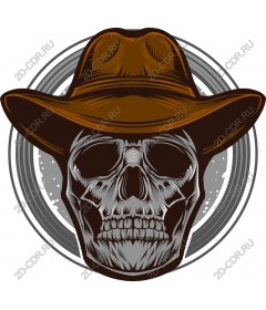  Череп ковбоя