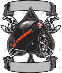  Helmet skull Ghost rebel