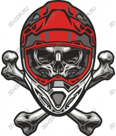  Helmet motocross Skull
