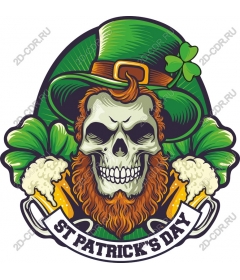  Beer-the skull to the St. Patrick's Day