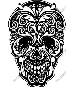  Decorated skull