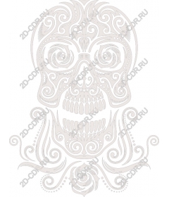 Intricate skull
