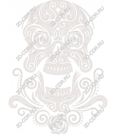  Decorated skull