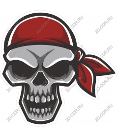 Pirate skull bandana