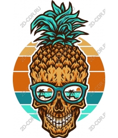 Pineapple skull