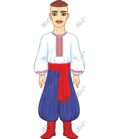  Traditional Slavic male character