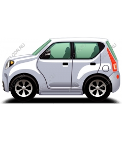  Modern compact car