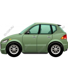  Elegant green car