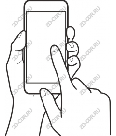  Hand holding smartphone