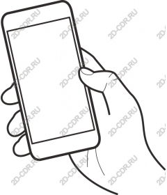  Hand holding smartphone