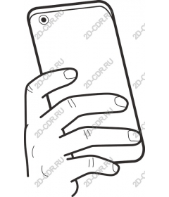  Hand holding smartphone