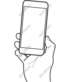  Hand holding smartphone