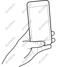  Hand holding smartphone