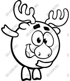  Adorable cartoon elk