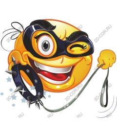  Cheeky yellow character with spiky collar