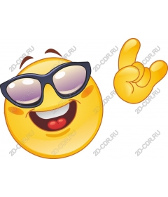  Sunglasses smiley face