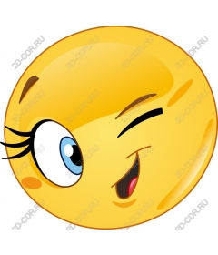  Подмигивающий смайлик Emoji
