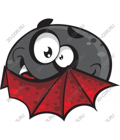  Bizarre cartoon vampire bat