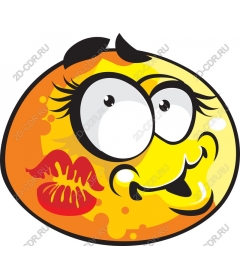 Fun kissing the face