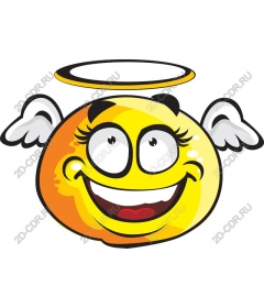  Emoji "Smile angel"