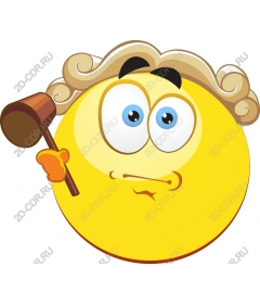  Fancy yellow smiley face with a hammer