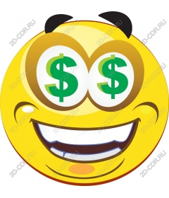  Smiley with eyes-money