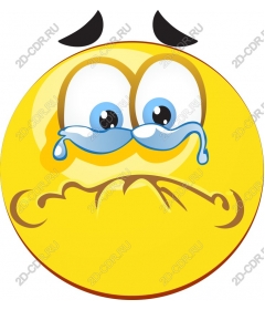  Smiley crying face