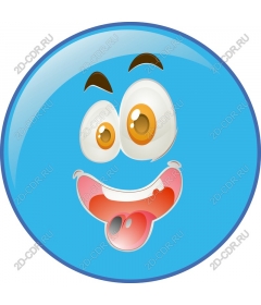 Funny cartoon face