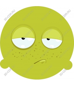  Fancy green face