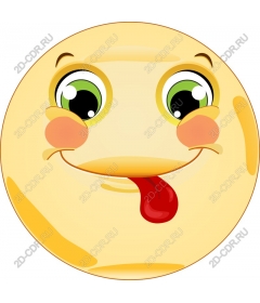 Funny cartoon face