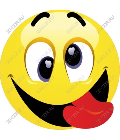 Счастливый высунутый язык Emoji