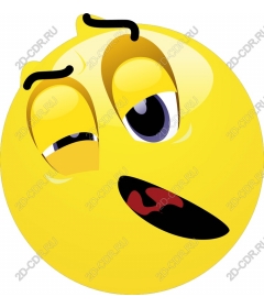 Funny yellow smiley face