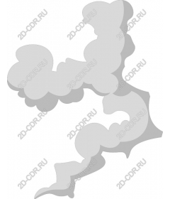 Swirling smoke