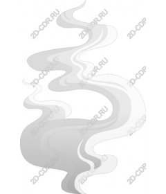 Swirling smoke
