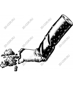  Crushed cigarette