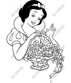  Charming fairy tale character, flower