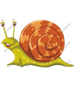  Adorable cartoon snail
