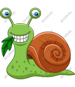  Adorable cartoon snail