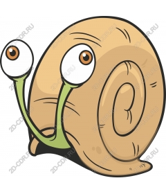  Adorable cartoon snail