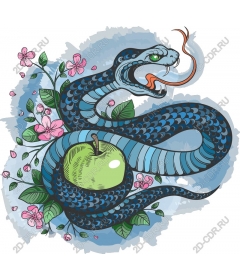 The floral scent of snake and Apple
