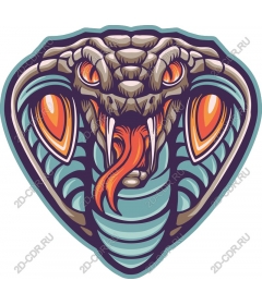  Ferocious reptile - snake Head