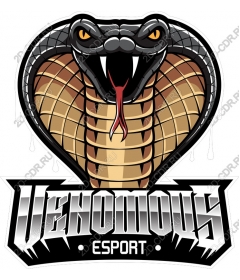  Логотип Venomous Esport Cobra
